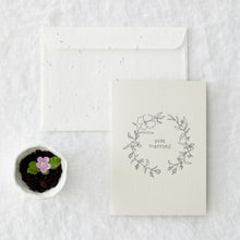 Load image into Gallery viewer, Plantable Seed Greetings Cards - Made by Shannon
