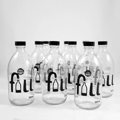 Fill Glass Bottles for Refills - Sero Zero Waste Newport
